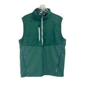 Zero Restriction Green Quilted Pullover Vest Mens Sz Large Golf Outdoor